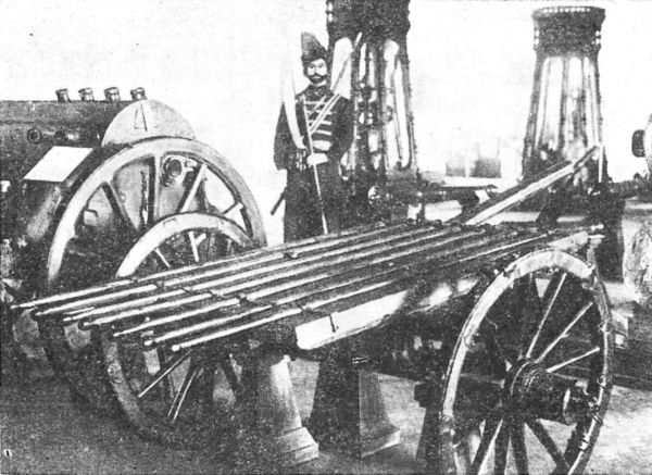 Многоствольные орудия в экспозиции Военно-исторического музея артиллерии, инженерных войск и войск связи.