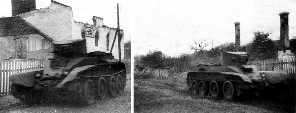 Танки БТ-2 одной из кавалерийских частей во время боевых действий в Польше. Сентябрь 1939 года.