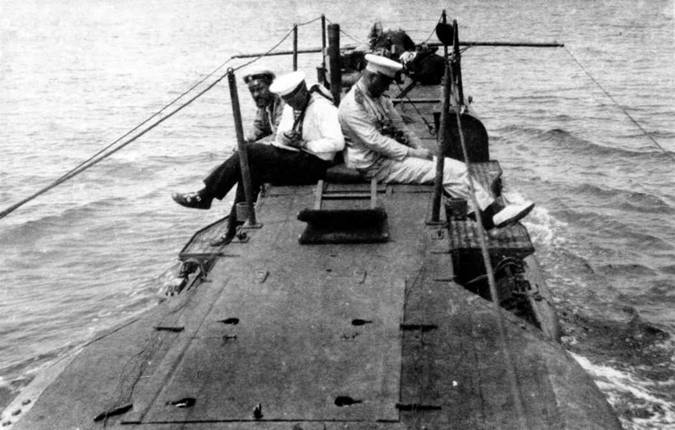 На палубе “Тюленя”. 1915 г.