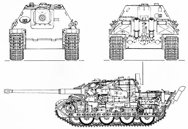 Чертеж пантеры танка