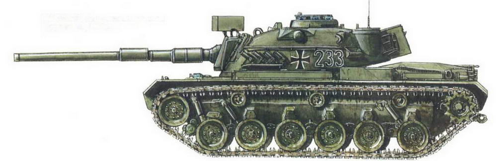 M48A2GA2. 7-я танковая дивизия Бундесвера, 1980 г.