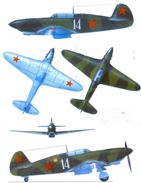 Як-7 Б из 29-го Гвардейского ИАП. Пилот- капитан Л.В.Чирков. Ленинградский фронт, лето 1943 года.