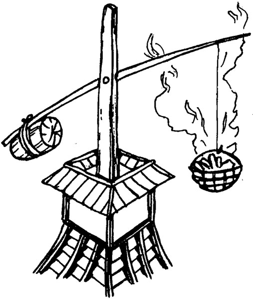 Нороси-дзуцу — «труба для пускания сигнальных дымов» (ханаби-дзуцу — «труба для запускания фейерверка»)