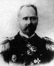 Командир минного транспорта "Енисей" капитан 2 ранга В.А. Степанов.