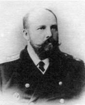 Командир крейсера "Боярин" капитан 2 ранга В.Ф. Сарычев.