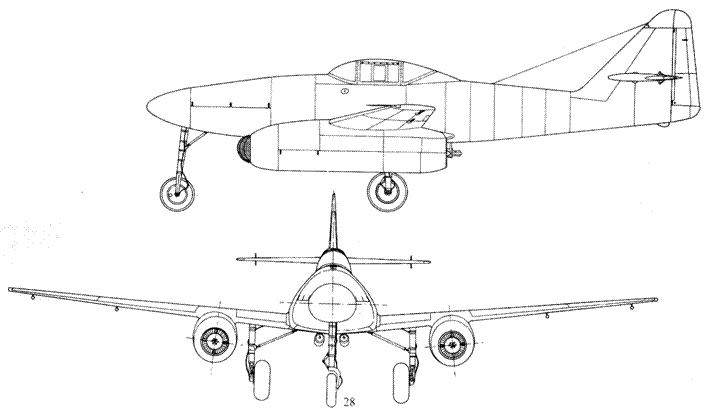 Ме 262 чертежи