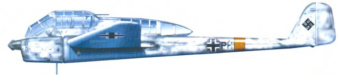 Fw-189 А-1 в зимнем камуфляже.