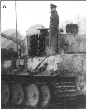 А. С танка «111» выступает генерал-полковник Линдеманн (Lindemann). 21 марта 1944 года. Окантовка номера черная.