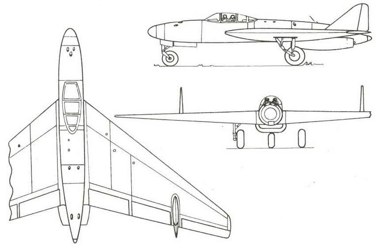 Arado 234 чертеж