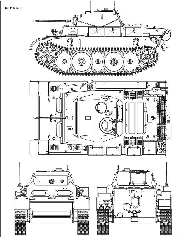 Чертеж танка пз 3