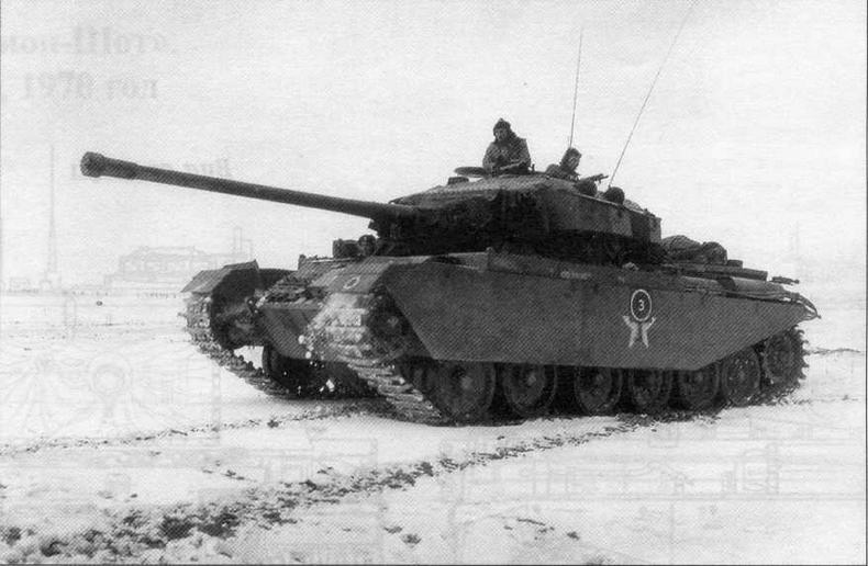 «Центурион» Mk.3 8-го гусарского полка на оборонительных позициях в районе реки Ханган. Корея, декабрь 1950 года