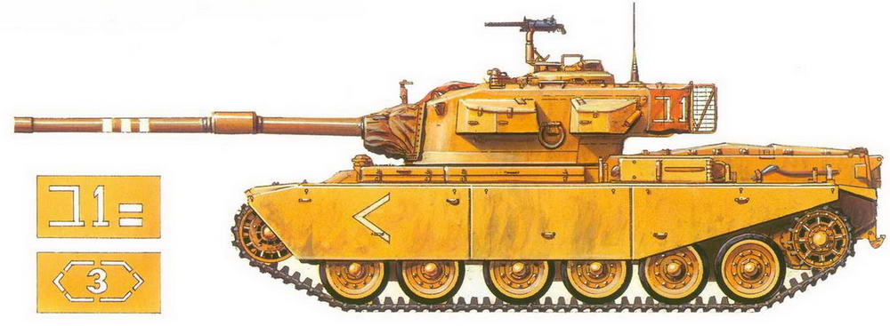 Centurion Shot. 7-я танковая бригада Армии обороны Израиля. Голанские высоты, октябрь 1973 г.