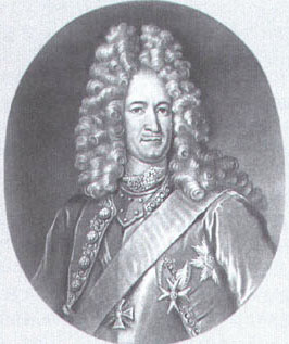 Александр Меншиков. Гравюра Ж. Симона. 1697 г.