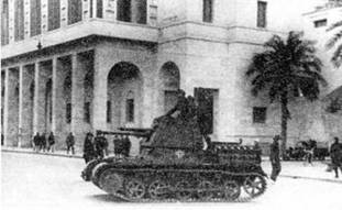 САУ 605-го противотанкового дивизиона в г. Триполи. 1941 г.