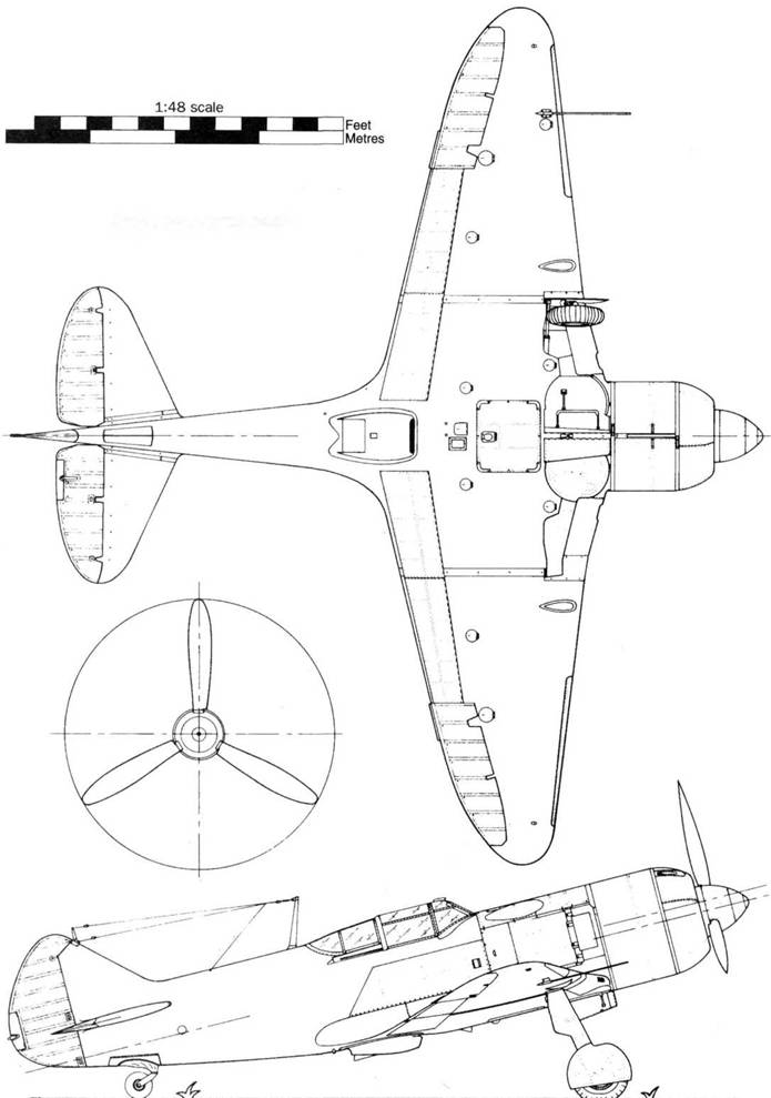 Ла 7 чертеж