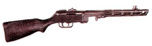 Пистолет-пулемет ППШ-41 конструкции Г. С. Шпагина