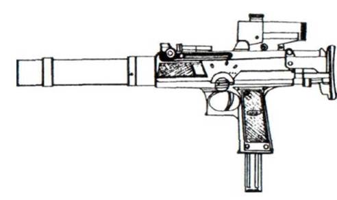 Пистолет -пулемет «Каштан» (Россия)