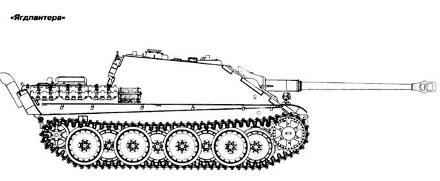 Чертежи танка ягдпантера
