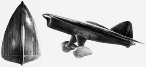Продувочная модель самолёта «Стрела».