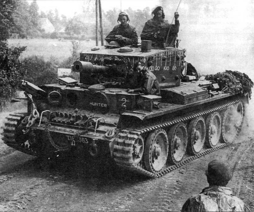 Крейсерский танк Centaur IV из состава группы поддержки Королевской морской пехоты. Нормандия, июнь 1944 года