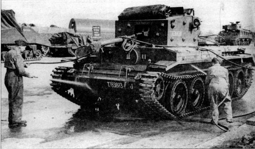 Мойка танка Centaur I. Великобритания, 1943 год