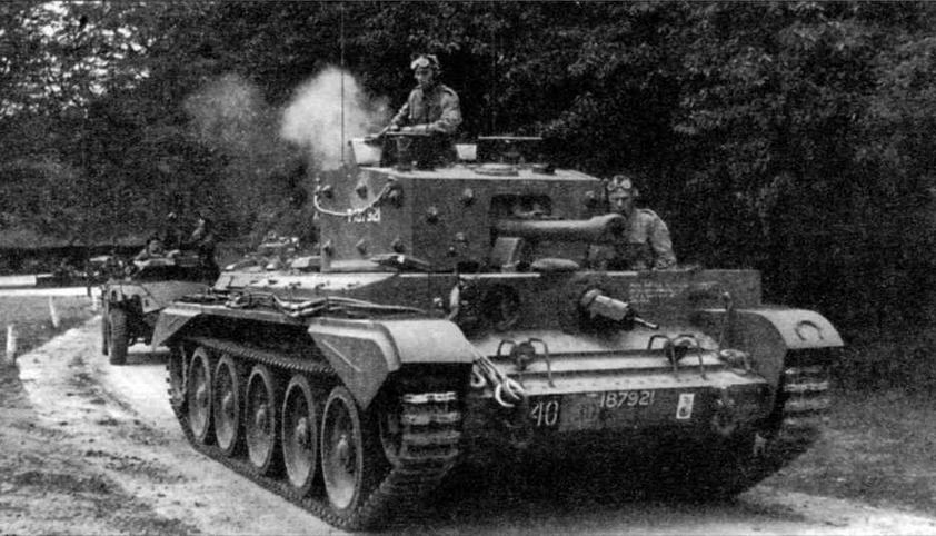 Cromwell IV Command Tank. Эта машина генерала С. Мачека — командира 1-й польской танковой дивизии. 1944 год