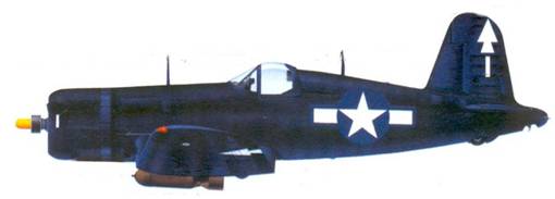 F4U-1 Германа X. Хэнсена, авианосец «Вашингтон», февраль 1945 г.