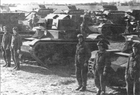 К бою и походу готовы! В общем строю двухбашенные и обнобашенные танки Т-26