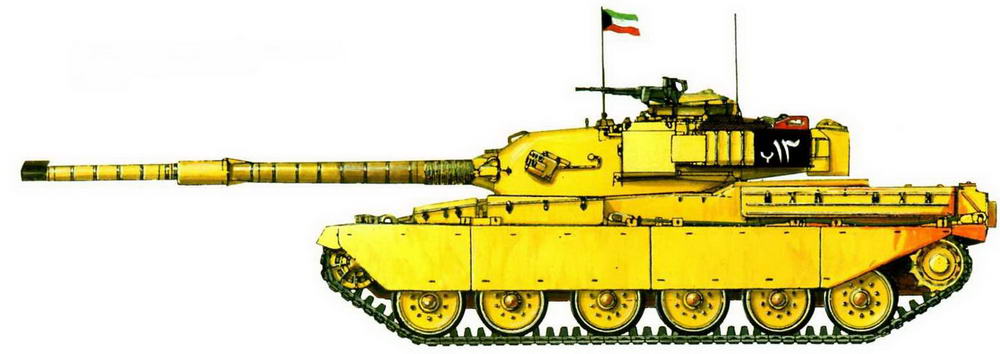 «Чифтен» Мк 5 вооруженных сил Кувейта, операция «Буря в пустыне», 1991 год