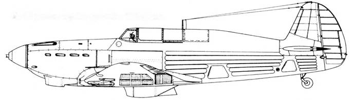 Як-7Б ранних серий с пушкой и ШКАСами