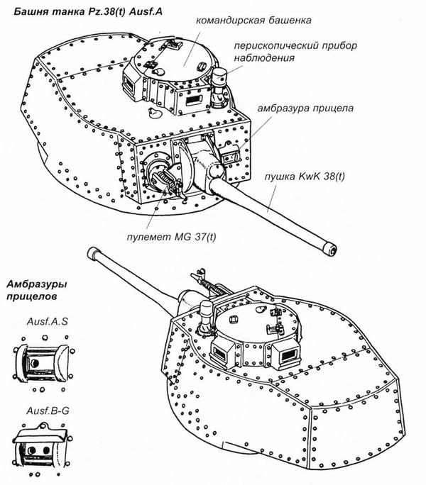 Т 38 чертеж