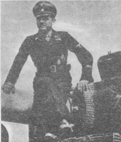 Хауптштурмфюрер СС Михаэль Виттман. Франция, июнь 1944 года.