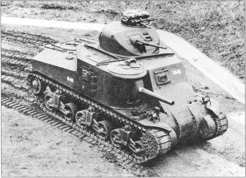 Средний танк МЗА2, изготовленный фирмой Baldwin Locomotive Works, Абердинский полигон, 1 января 1942 года.