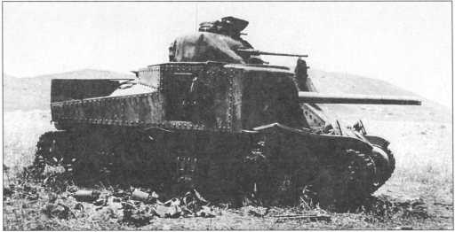 М3 из 13-го танкового полка, подбитый в проходе Кассерин.