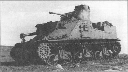 Один из немногих уцелевших М3 из 2-го батальона 13-го танкового полка. Тунис, 1943 год.