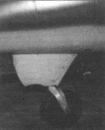 Хвостовое колесо английского «Wildcat VI», предназначенное для самолетов, действующий с авианосцев.