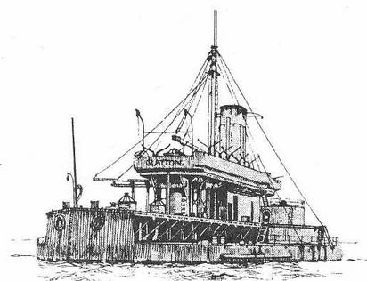 Монитор “Glatton" после вступления в строй (Из книги О. Parkes British Battleships. London. 1966.)