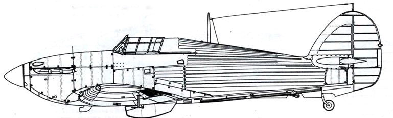 Hawker Sea Hurricane MkIB изготовлен из Mk I