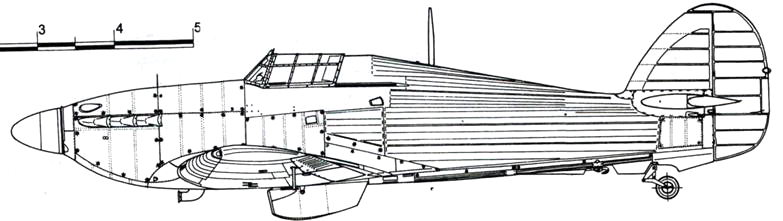 Hawker Sea Hurricane MkIB изготовлен из Mk IIA