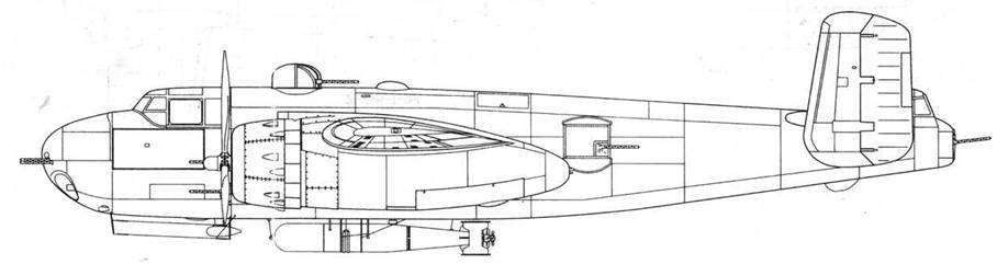 В-25Н-1-NA с торпедой Мк13