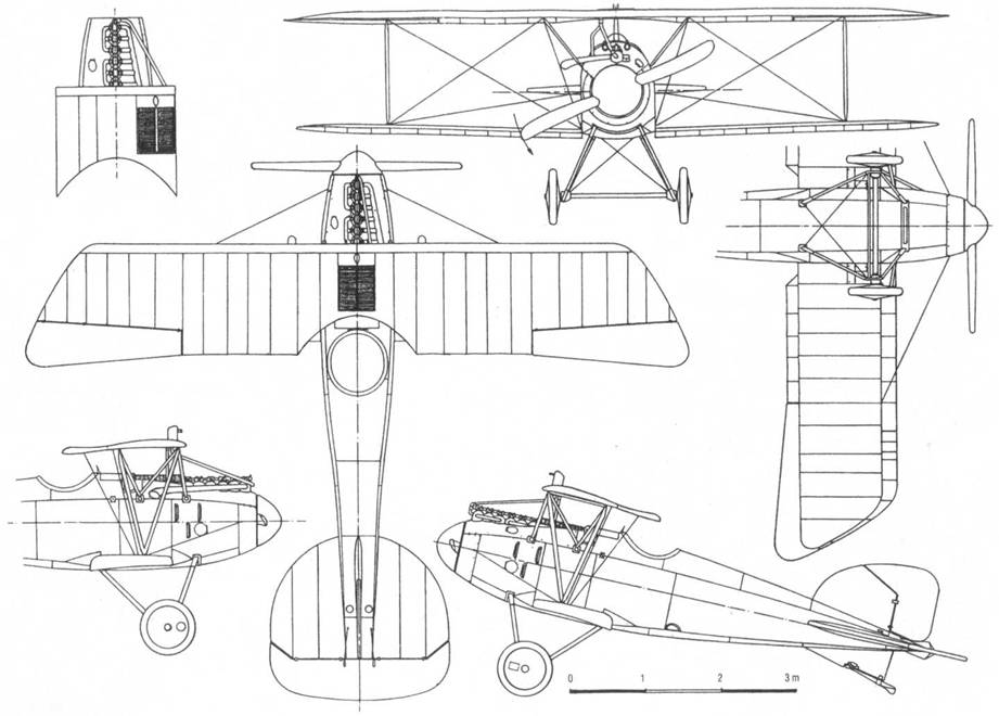 Самолеты первой мировой чертежи