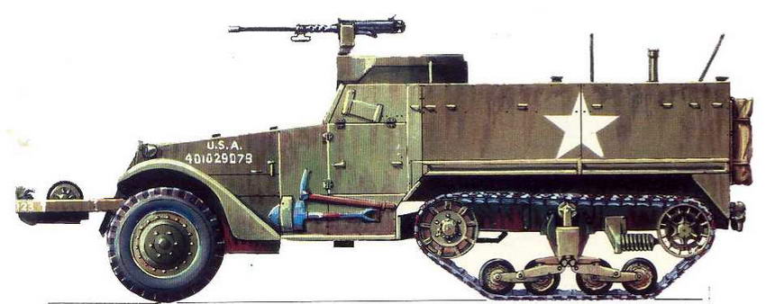Бронетранспортер M3А1,
