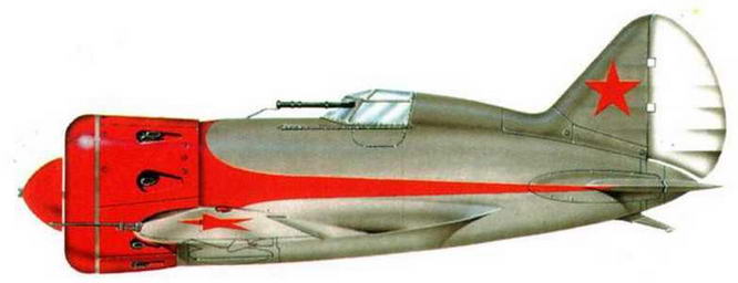 И-16 тип 12 (ЦКБ-12П или И-16П), первая опытная машина во время госиспытаний, 1936г.