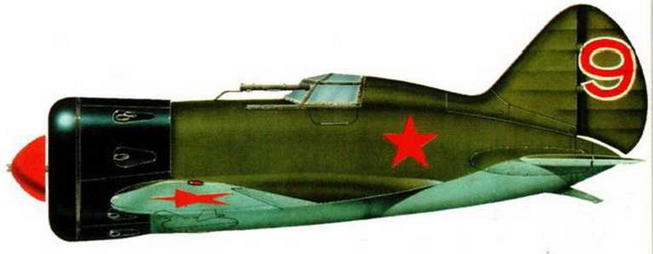 И-16 тип 4, типовая окраска середины 30-х годов