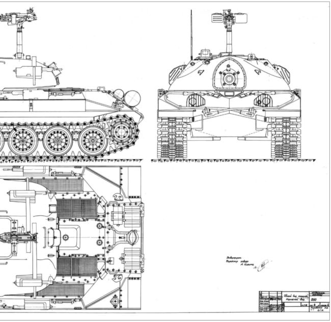 Общие виды танка ИС-7 выпуска 1947 года (АСКМ).