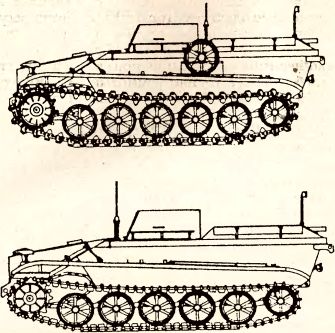 Рис. 73. Дистанционно-управляемые танкетки: Sd.Kfz. 301 Ausf. A; Sd.Kfz. 301 Ausf. В.