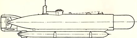 Рис. 175. Подводная лодка «Hecht».