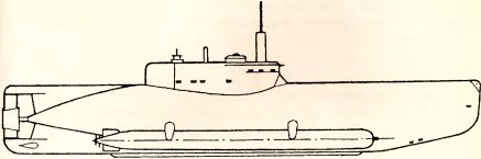 Рис. 178. Подводная лодка «Seehund».