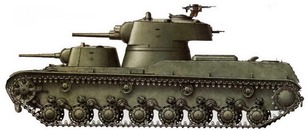 Тяжелый <a href='https://arsenal-info.ru/b/book/890940884/3' target='_self'>танк СМК</a> в период прохождения испытаний. 1939 г.