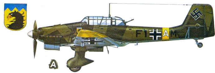 Ju 87B-2 из St.G. 77, Восточный фронт, 1941 г.
